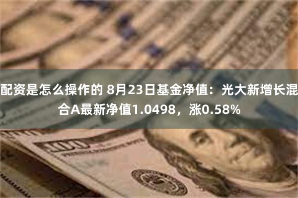 配资是怎么操作的 8月23日基金净值：光大新增长混合A最新净