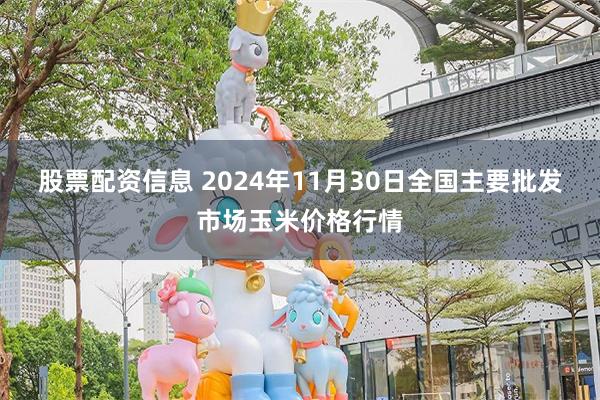 股票配资信息 2024年11月30日全国主要批发市场玉米价格