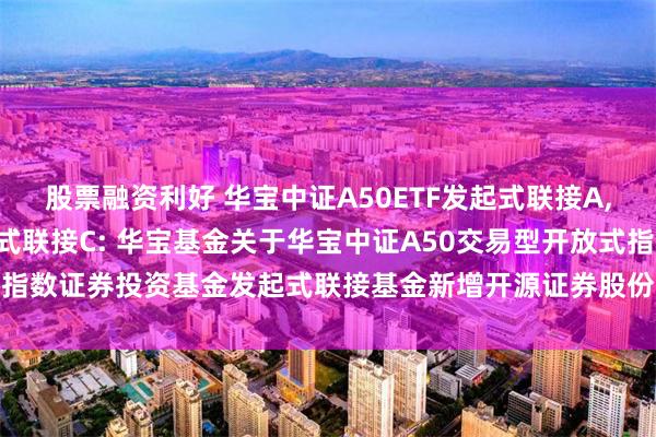 股票融资利好 华宝中证A50ETF发起式联接A,华宝中证A5